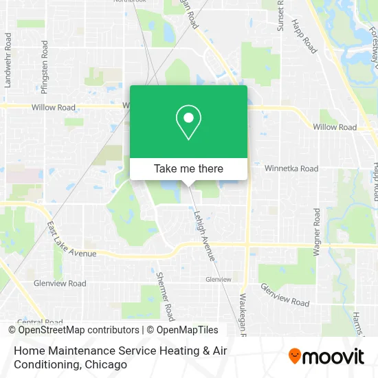 Home Maintenance Service Heating & Air Conditioning map