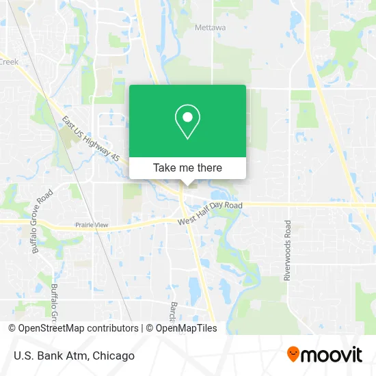 U.S. Bank Atm map