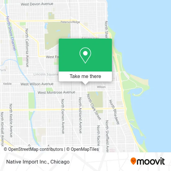 Native Import Inc. map