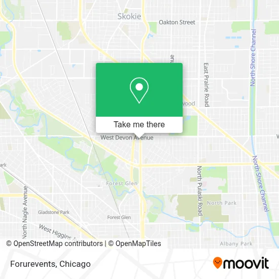 Forurevents map