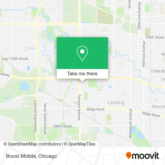 Boost Mobile map