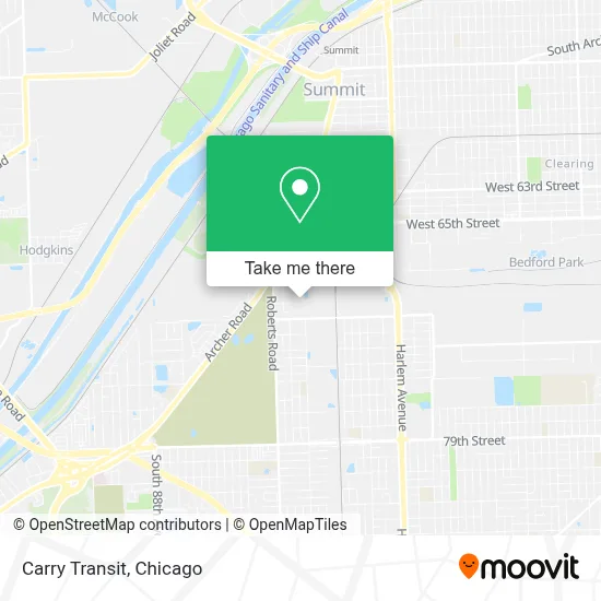 Carry Transit map