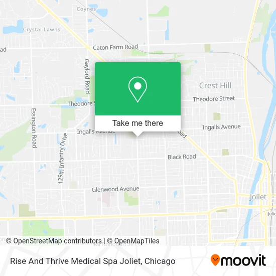 Rise And Thrive Medical Spa Joliet map