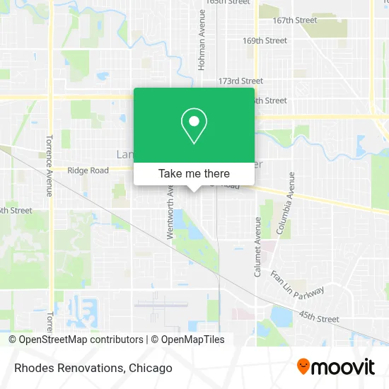 Rhodes Renovations map