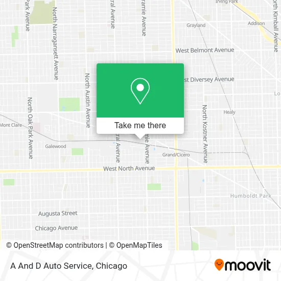 A And D Auto Service map