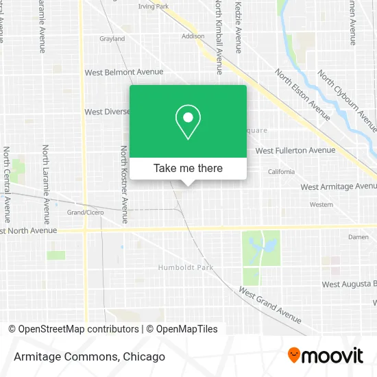 Armitage Commons map
