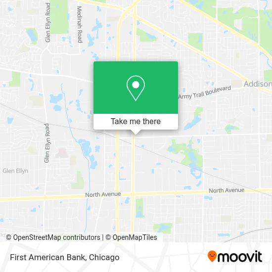 First American Bank map
