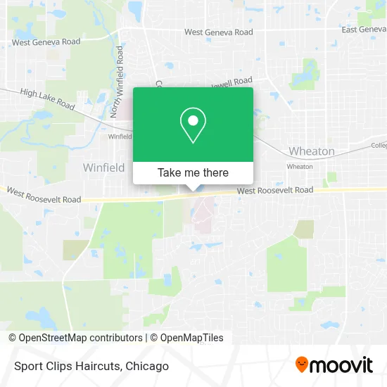 Sport Clips Haircuts map