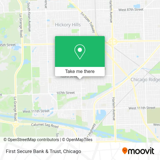 First Secure Bank & Trust map