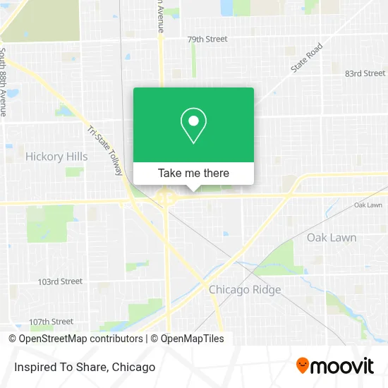 Inspired To Share map