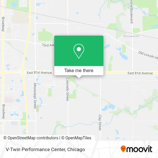 V-Twin Performance Center map