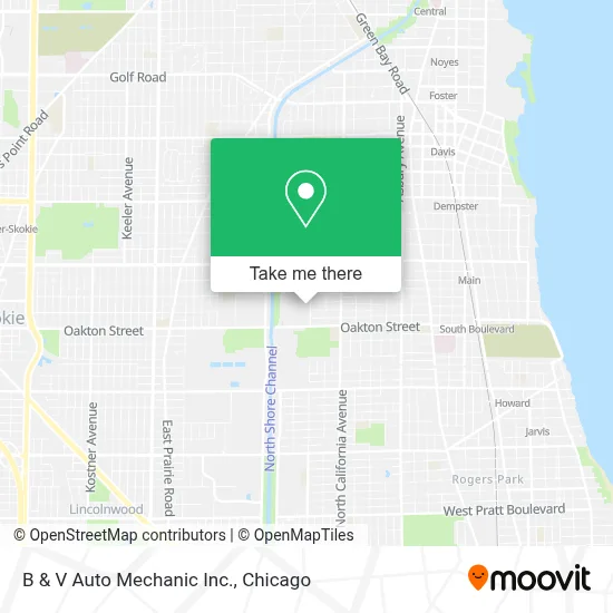 B & V Auto Mechanic Inc. map