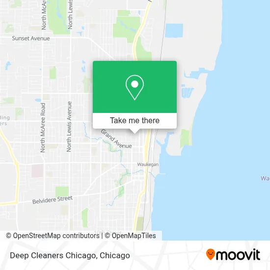 Deep Cleaners Chicago map