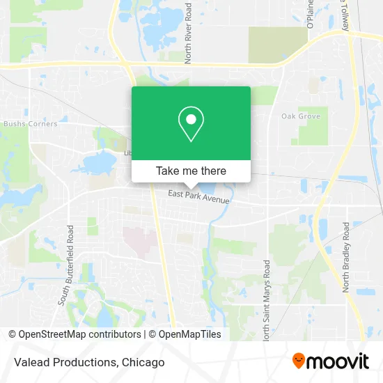 Valead Productions map