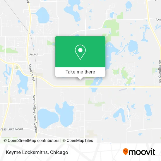 Keyme Locksmiths map
