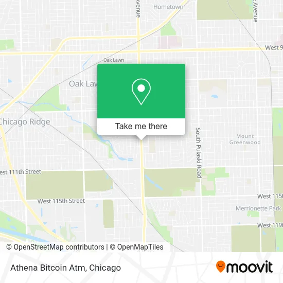 Athena Bitcoin Atm map