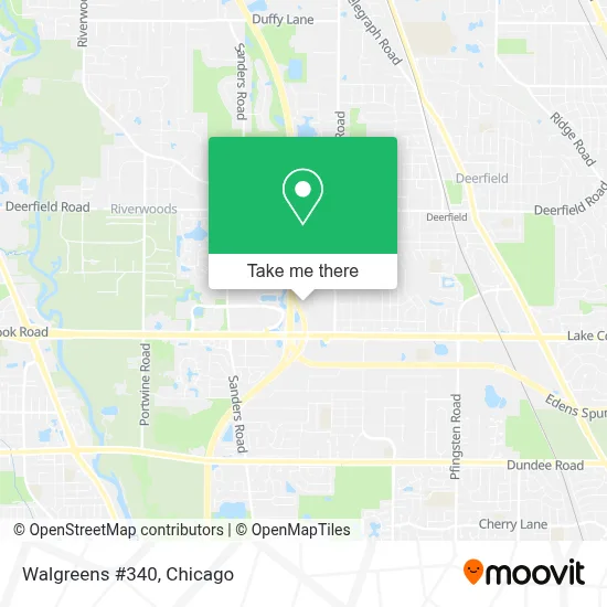 Walgreens #340 map
