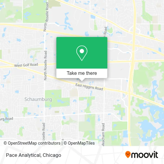 Pace Analytical map