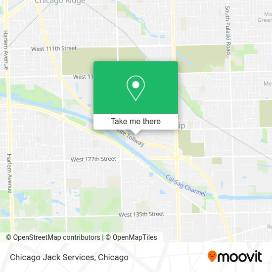 Chicago Jack Services map