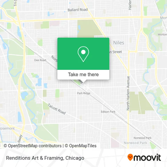 Renditions Art & Framing map