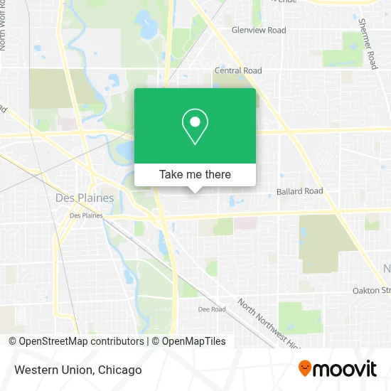 Western Union map