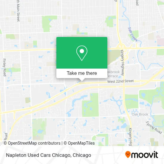Napleton Used Cars Chicago map
