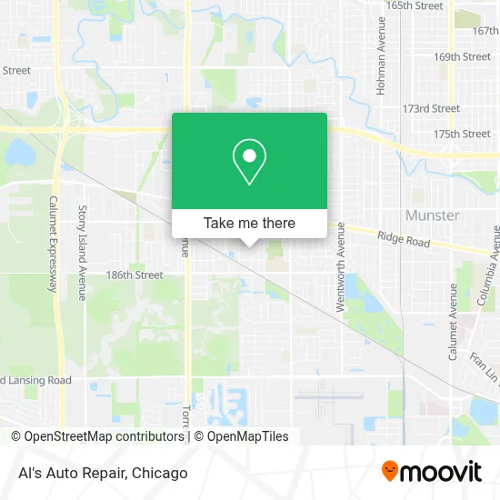 Al's Auto Repair map