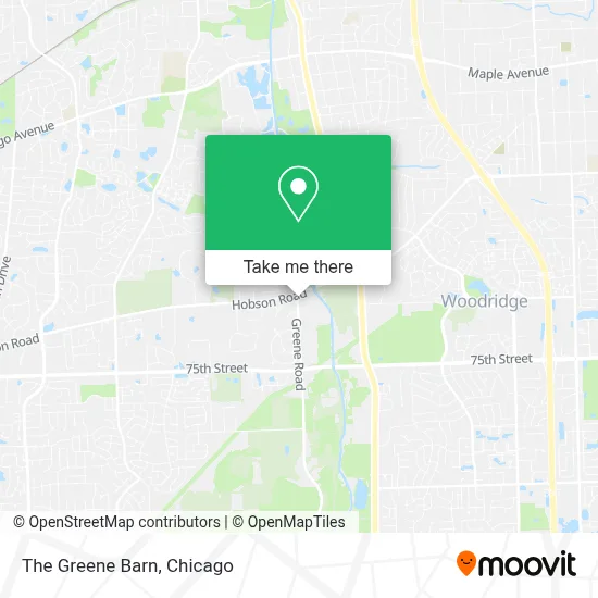 The Greene Barn map