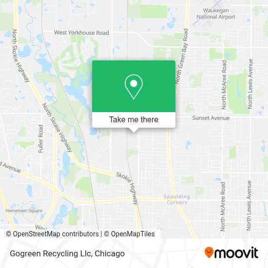 Gogreen Recycling Llc map