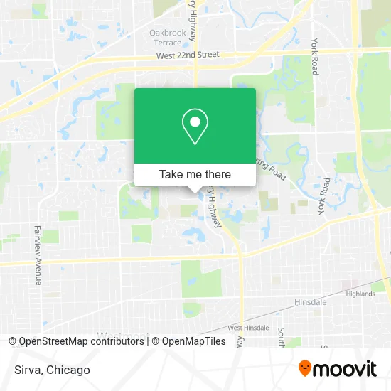 Sirva map