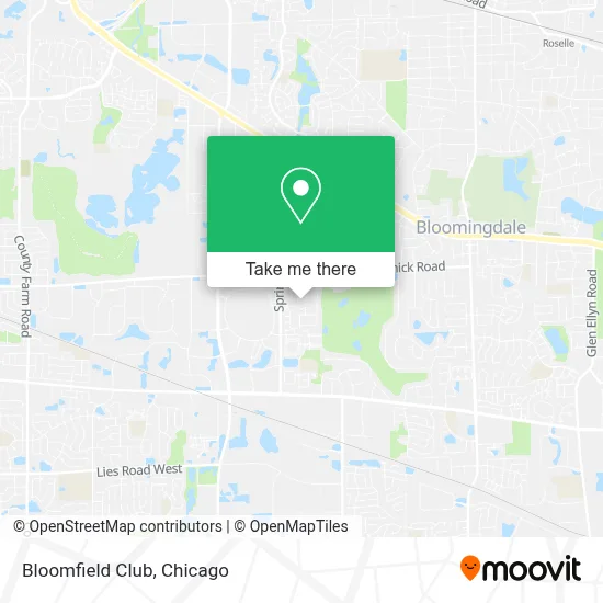 Bloomfield Club map