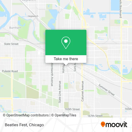 Beatles Fest map