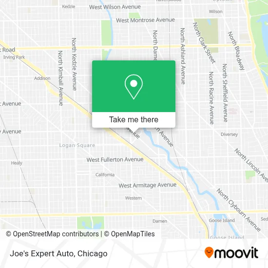 Joe's Expert Auto map