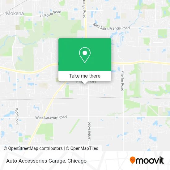 Auto Accessories Garage map