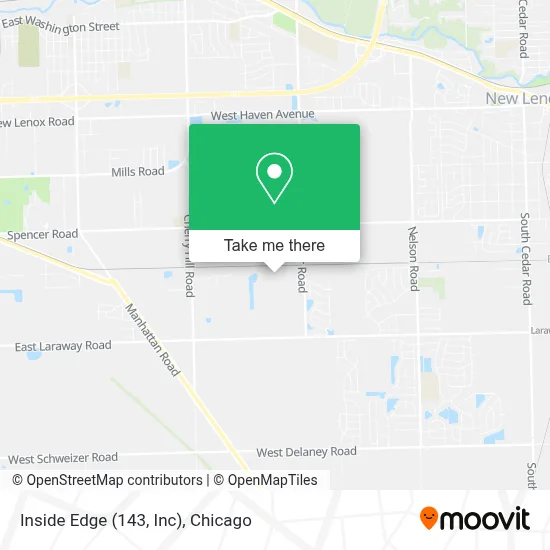 Inside Edge (143, Inc) map