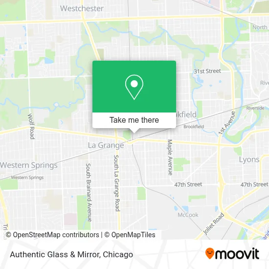 Authentic Glass & Mirror map