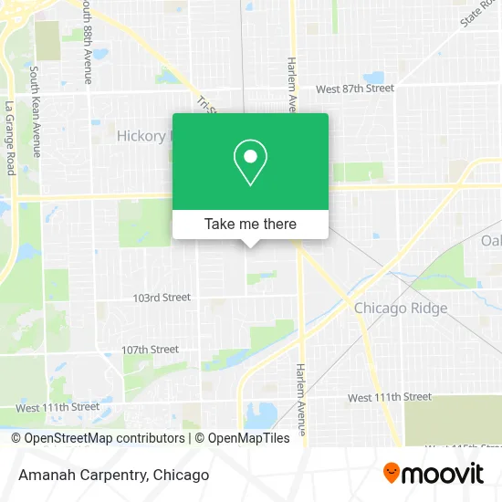 Amanah Carpentry map