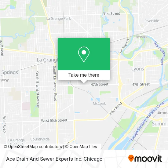 Ace Drain And Sewer Experts Inc map