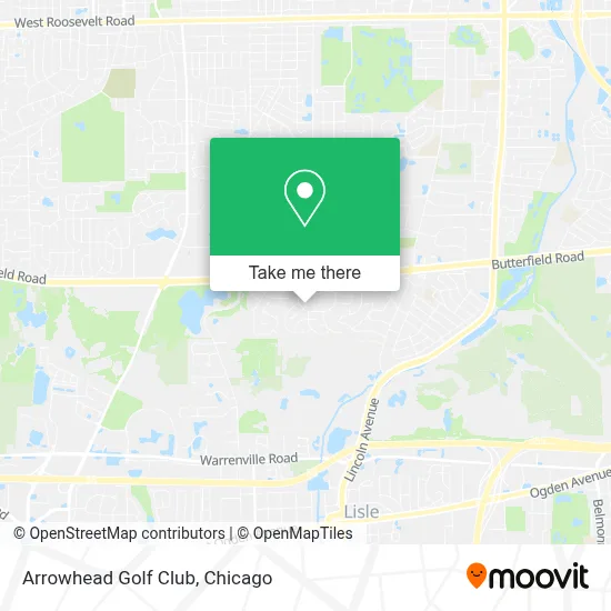 Arrowhead Golf Club map