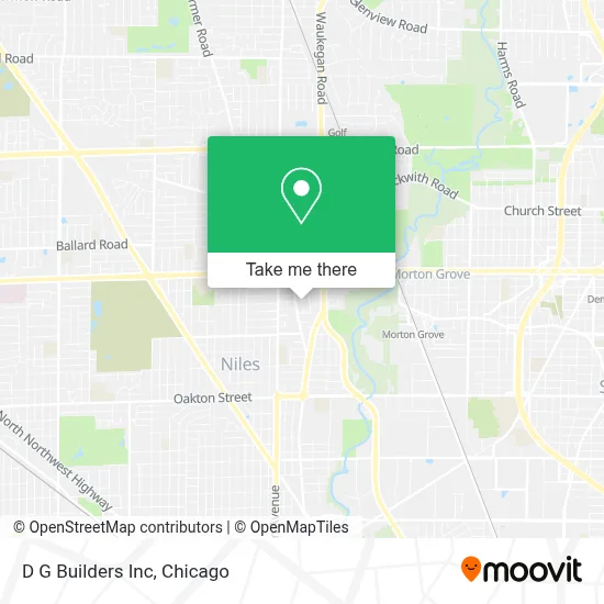 D G Builders Inc map