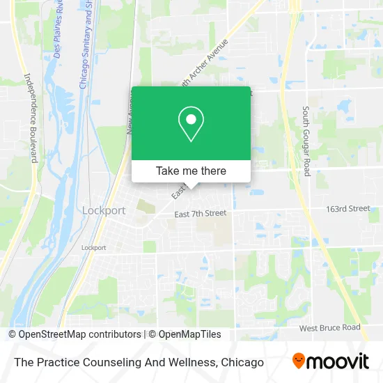 The Practice Counseling And Wellness map