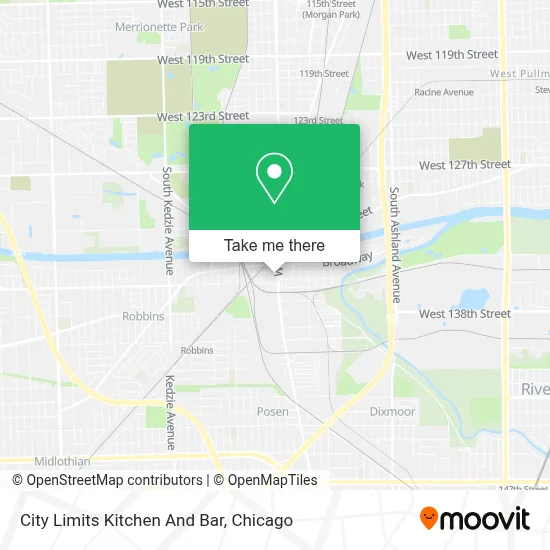 City Limits Kitchen And Bar map
