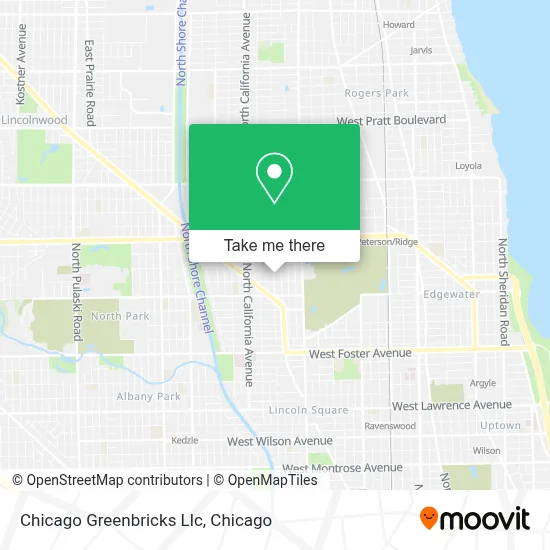 Chicago Greenbricks Llc map