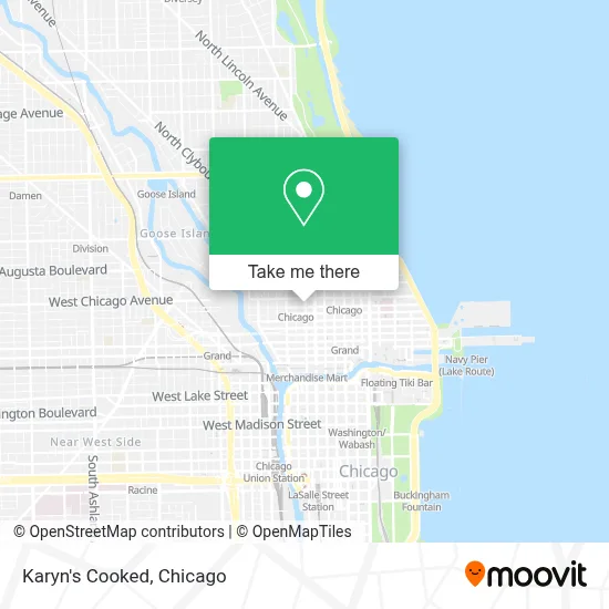 Karyn's Cooked map