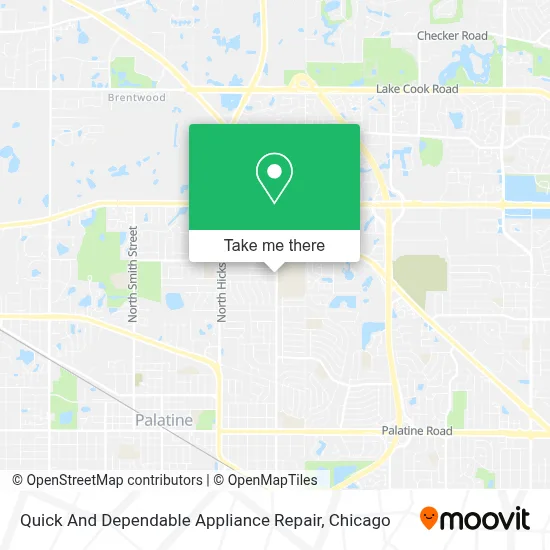 Quick And Dependable Appliance Repair map