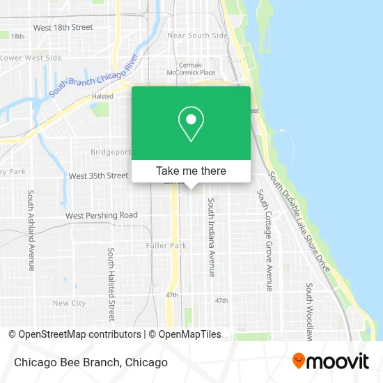 Chicago Bee Branch map