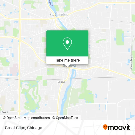 Great Clips map