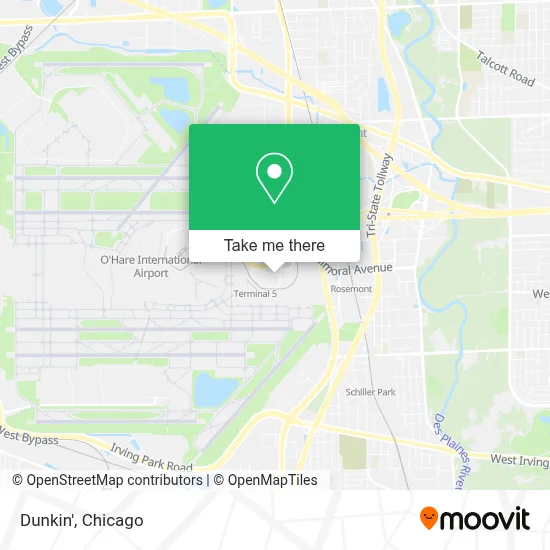 Dunkin' map