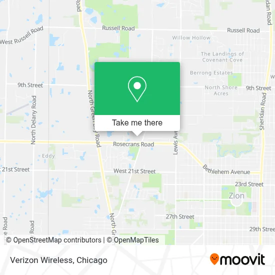 Verizon Wireless map