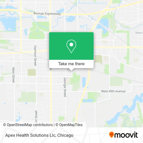 Apex Health Solutions Llc map